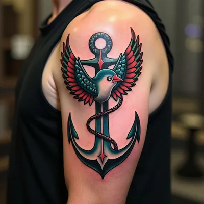 Unique Upper Arm Tattoos for Men with Meaning