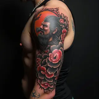 Upper Arm Half Sleeve Tattoos for Men: A Comprehensive Guide