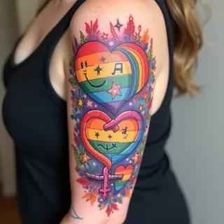 Upper Arm Half Sleeve Tattoo Ideas: Pride, Identity & Meaning