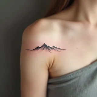 Upper Arm Tattoo Designs for Women: A Study in Simplicity