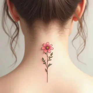 Delicate Designs: Women's Back Neck Tattoo Ideas